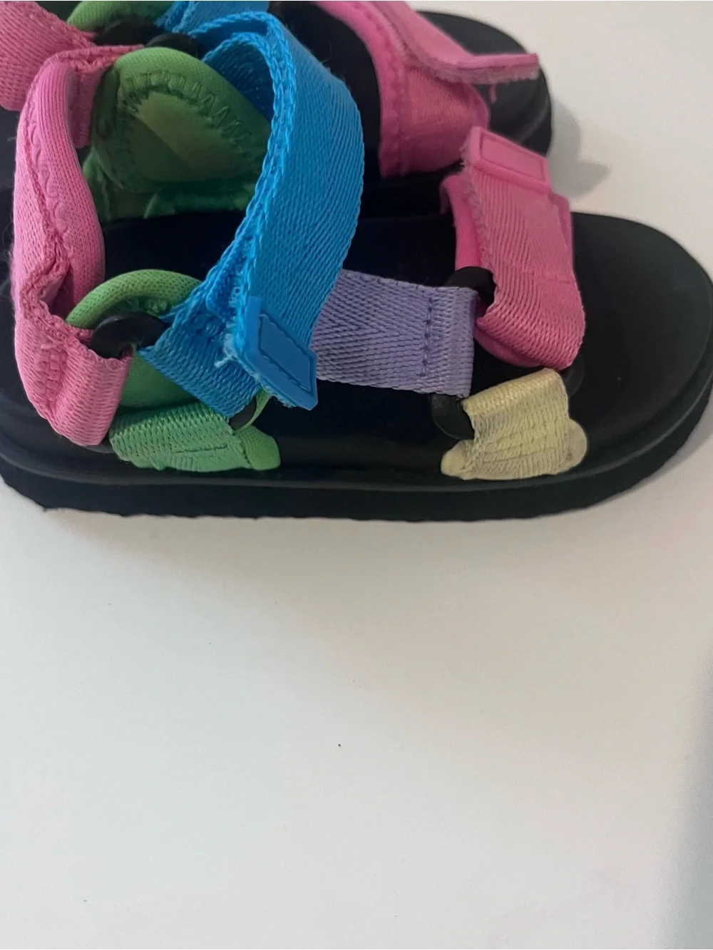GAP Kids Colorblock Sport Sandals - Pink, Blue, Purple, Green 7-8